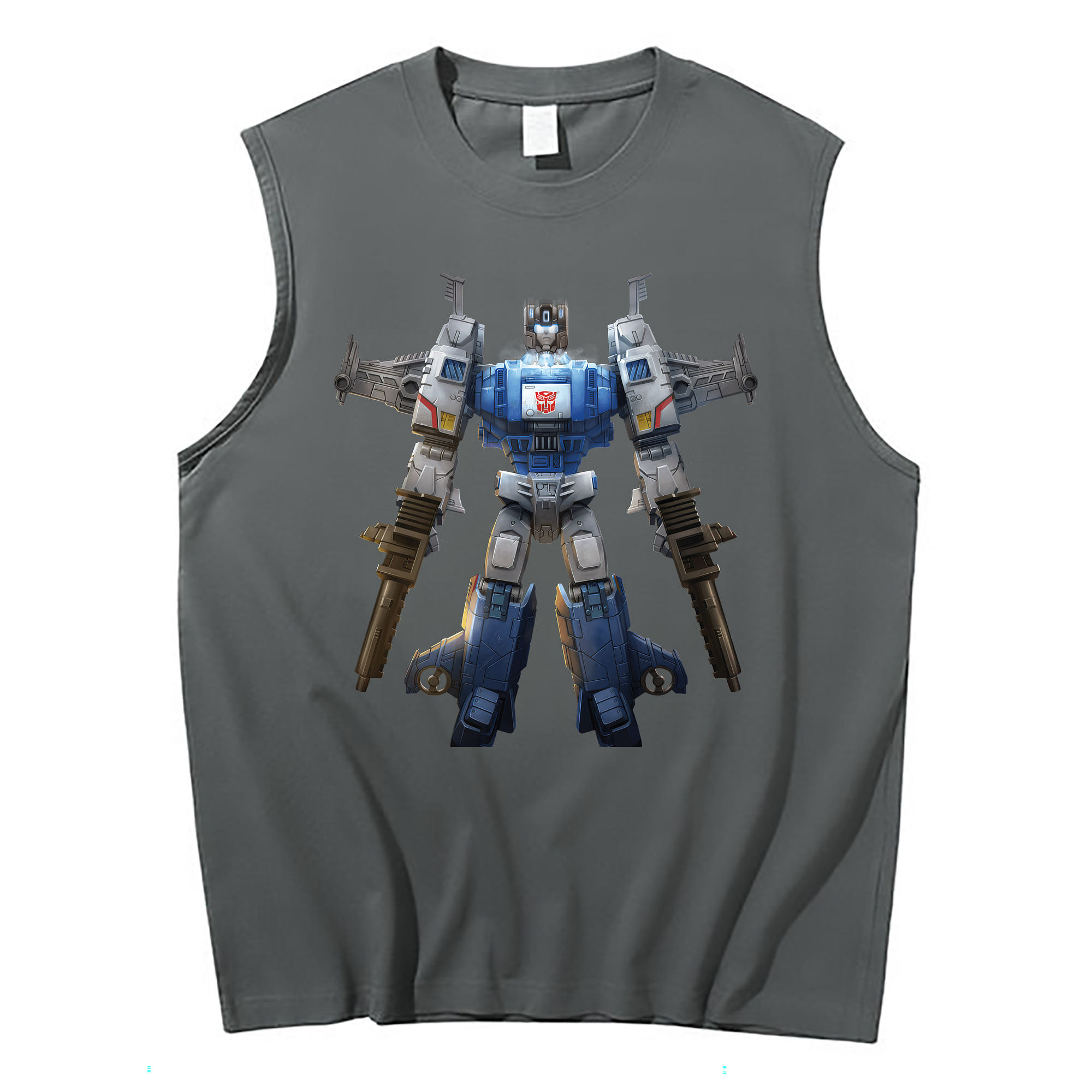 （画像用） Transformers トランスフォーマー コットン100％タンクトップ（フロントプリント）
